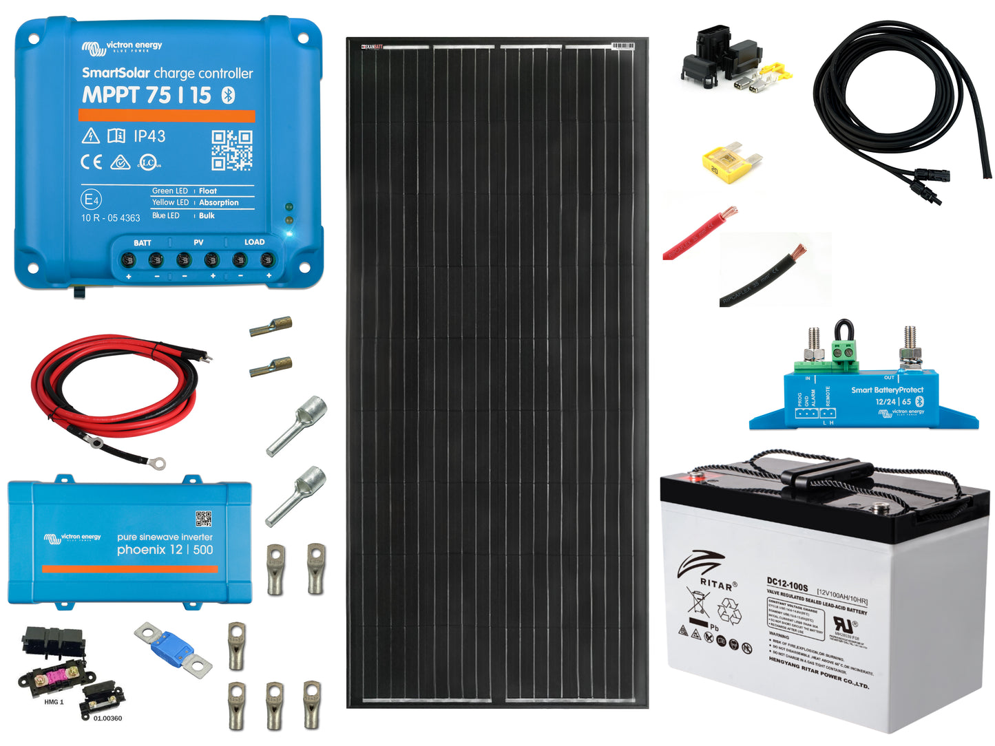 Solcelle-Lading - Kit For Robotgressklippere