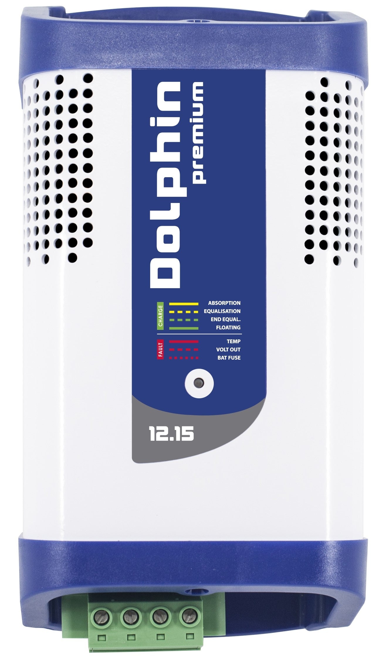 Dolphin Premium 12V 15A Batterilader 3-Kanaler