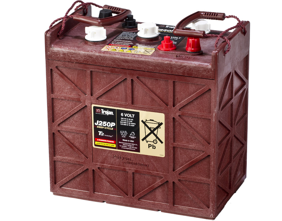 Trojan Deep Cycle Traksjonsbatteri 6V 250Ah (296X176X293Mm) +Høyre