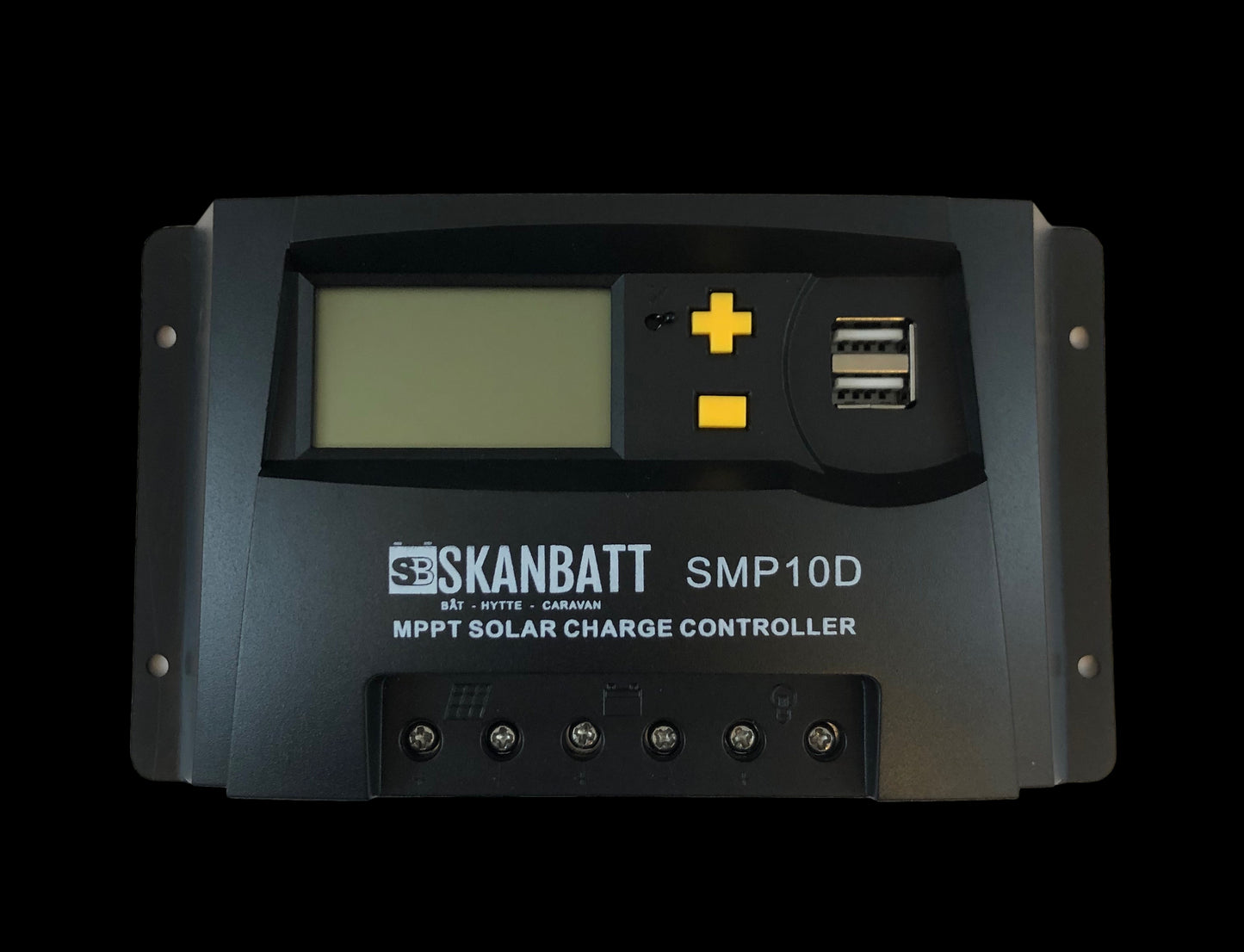 Skanbatt Mppt Solcelleregulator 12/24V 10A Med Display