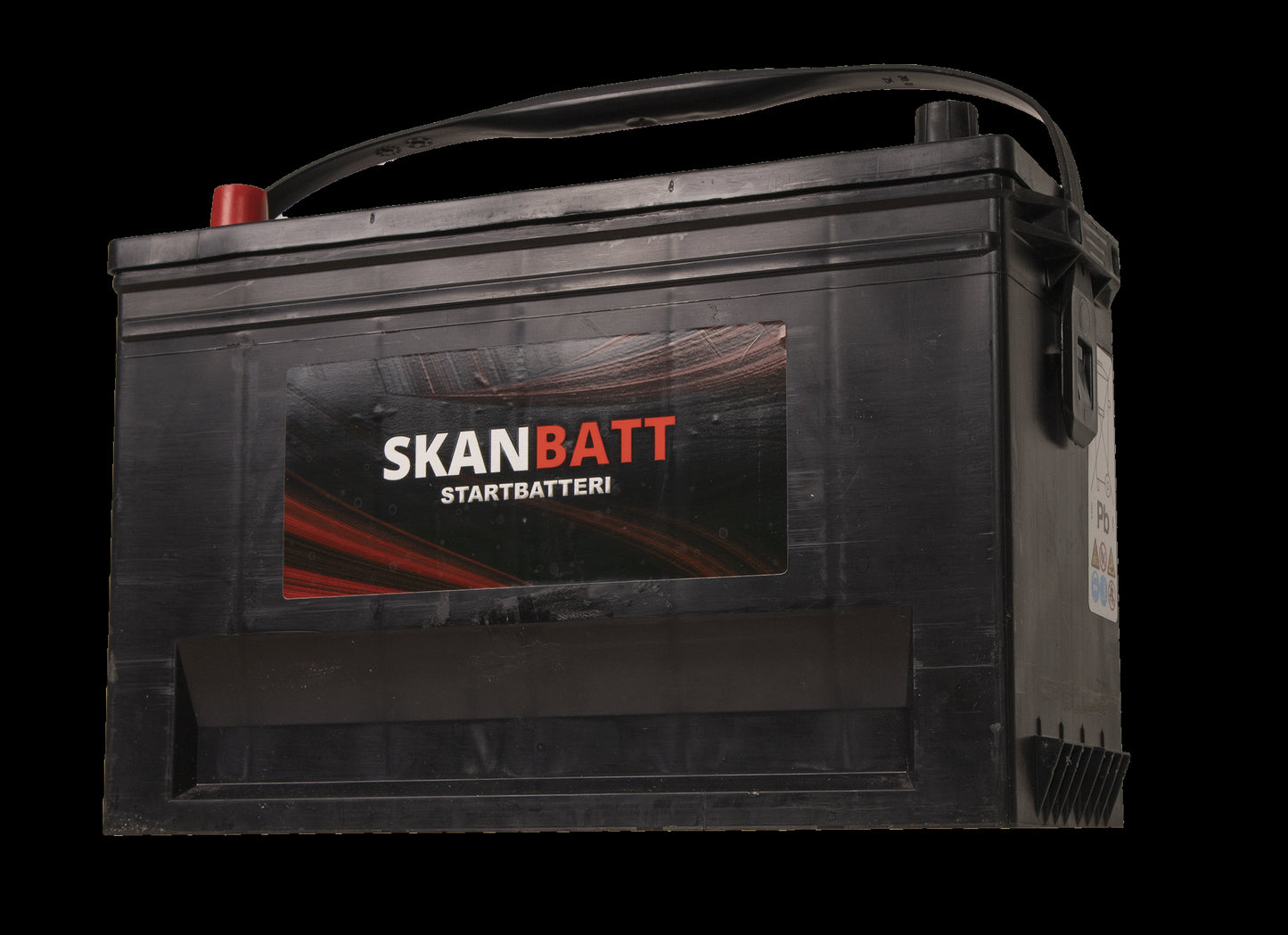 SKANBATT MF50-600 Startbatteri 12V 80AH 600CCA (343x127x234/254) +venstre - Image 3