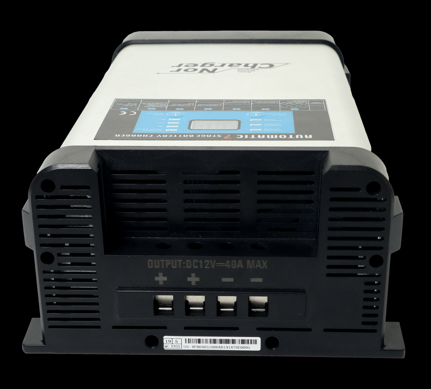 NOR CHARGER Pro Serie Elektronisk Batterilader 12V 40A - 2 Kanaler - Image 4
