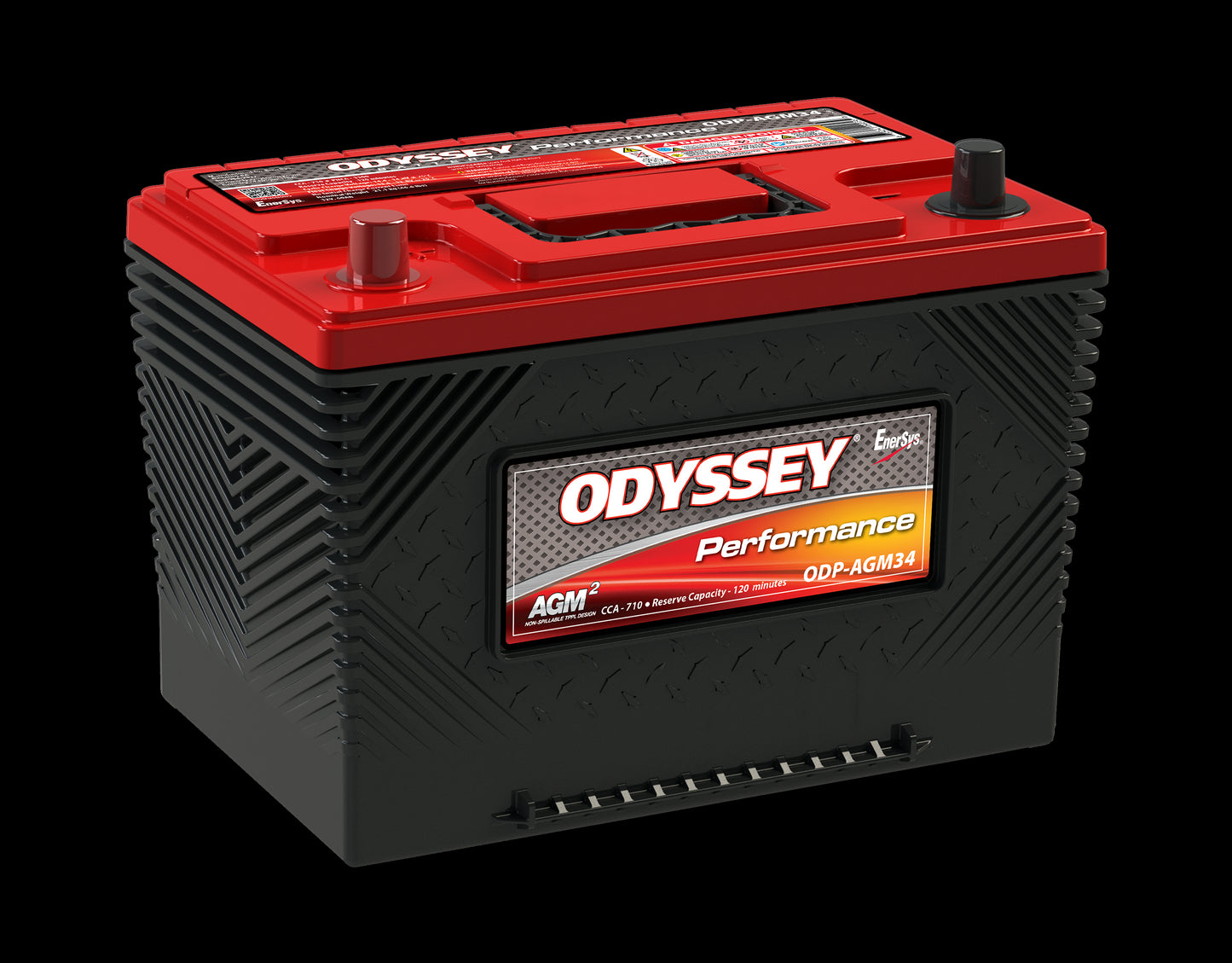 Odyssey Odp-Agm34 Agm Batteri 12V 61Ah 792Cca (275X172X199Mm) +Venstre