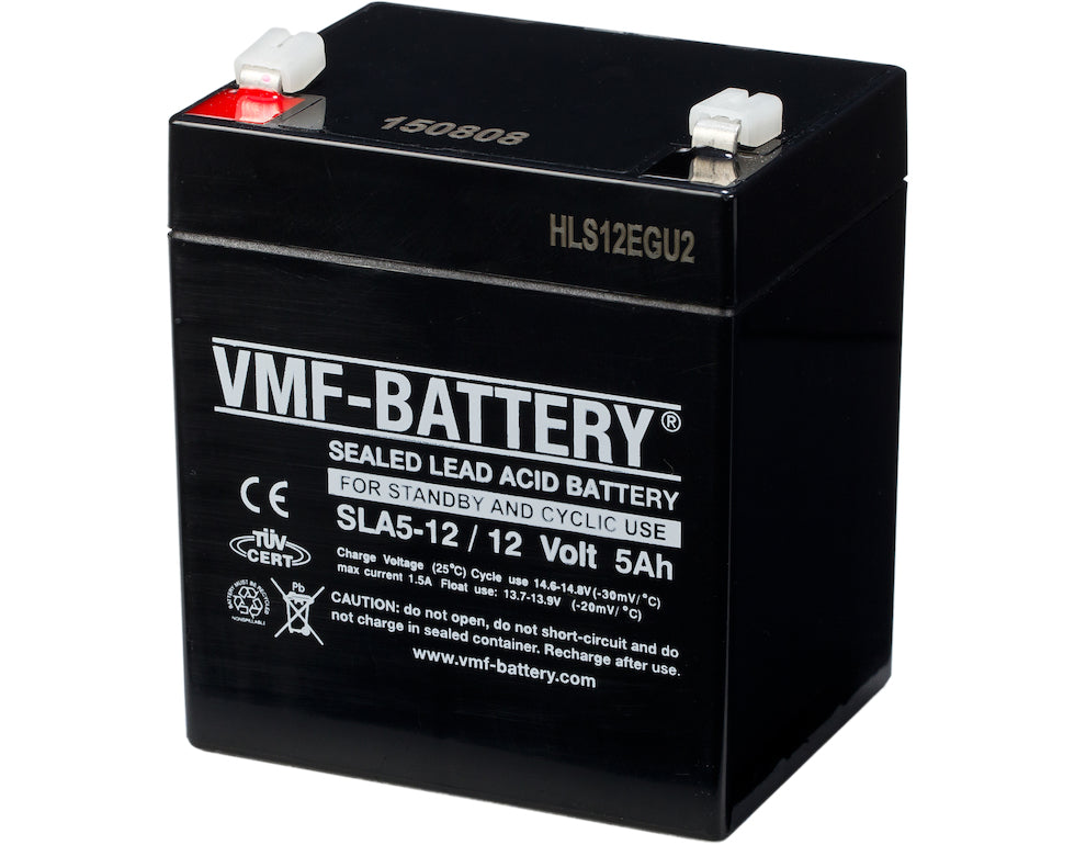 Vmf 12V 5Ah Agm Batteri (Tilsvarer Ritar Rt1250)