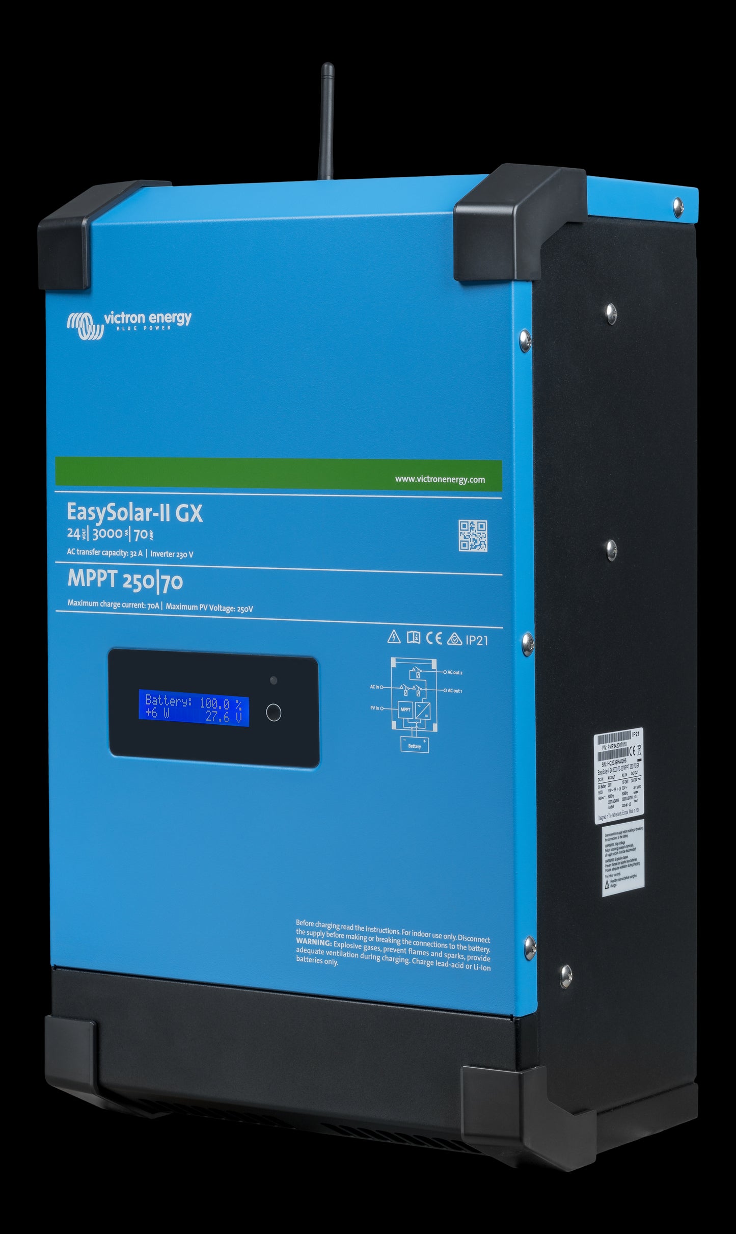 Victron Easysolar-Ii Gx 24/3000/70-32 Mppt 250/70