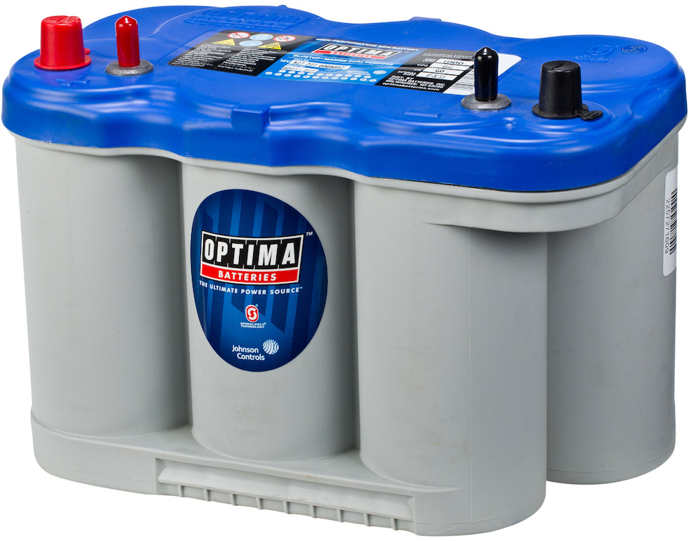 Optima Agm Blue Top 12V 66Ah 845Cca (309X172X221Mm) +Venstre 8027-227