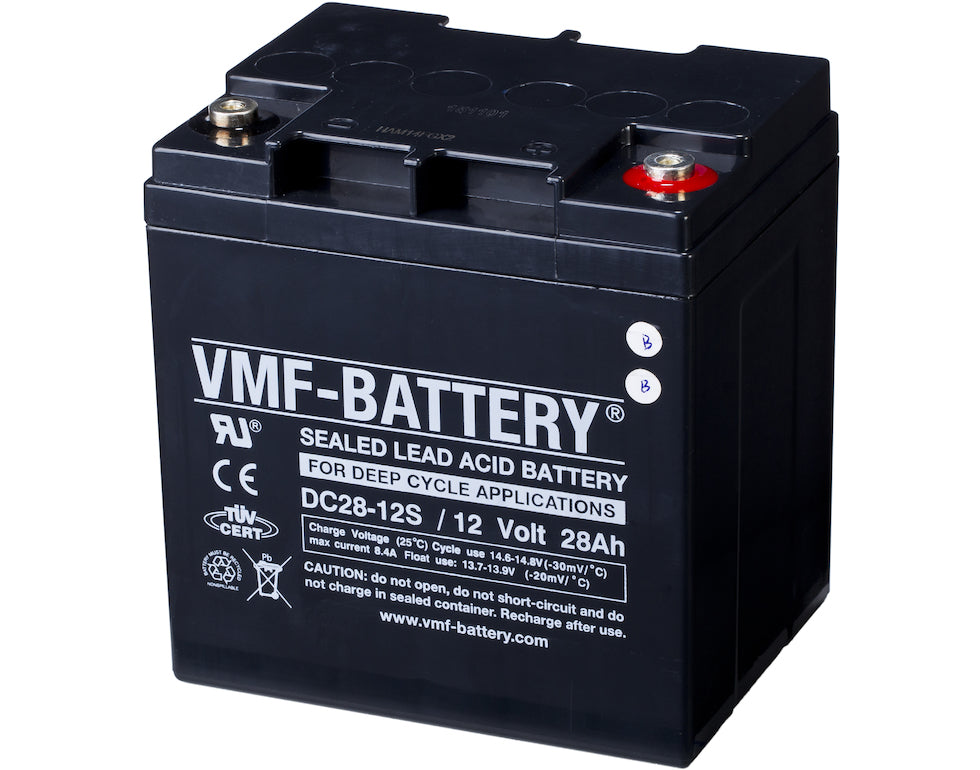 Vmf Dc28-12S Agm Batteri 12V 28Ah