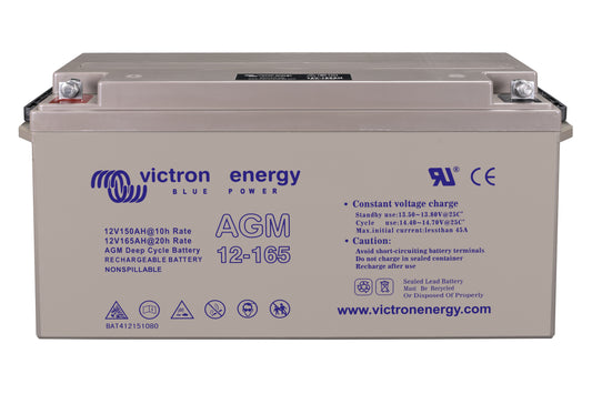 Victron Agm Batteri 12V 165Ah Deep Cycle shown in product view