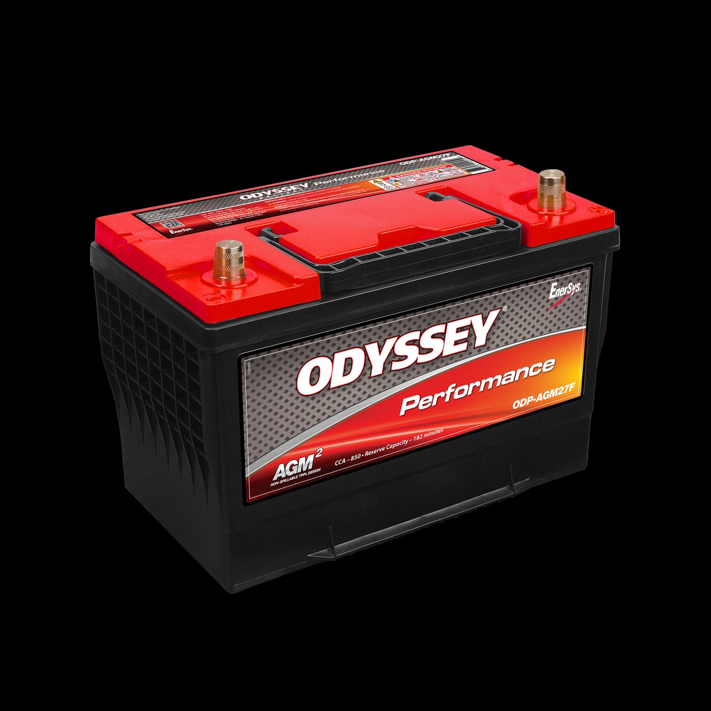 Odyssey Odp-Agm27F Agm Batteri 12V 85Ah 850Cca (316X172X225Mm) +Høyre