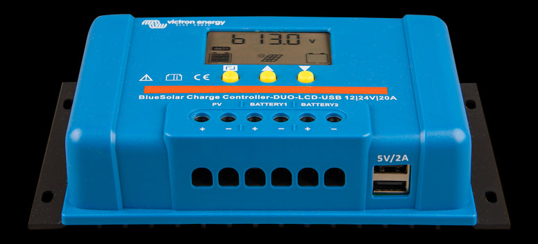 VICTRON BlueSolar PWM DUO-LCD&USB 12/24V-20A - Image 4