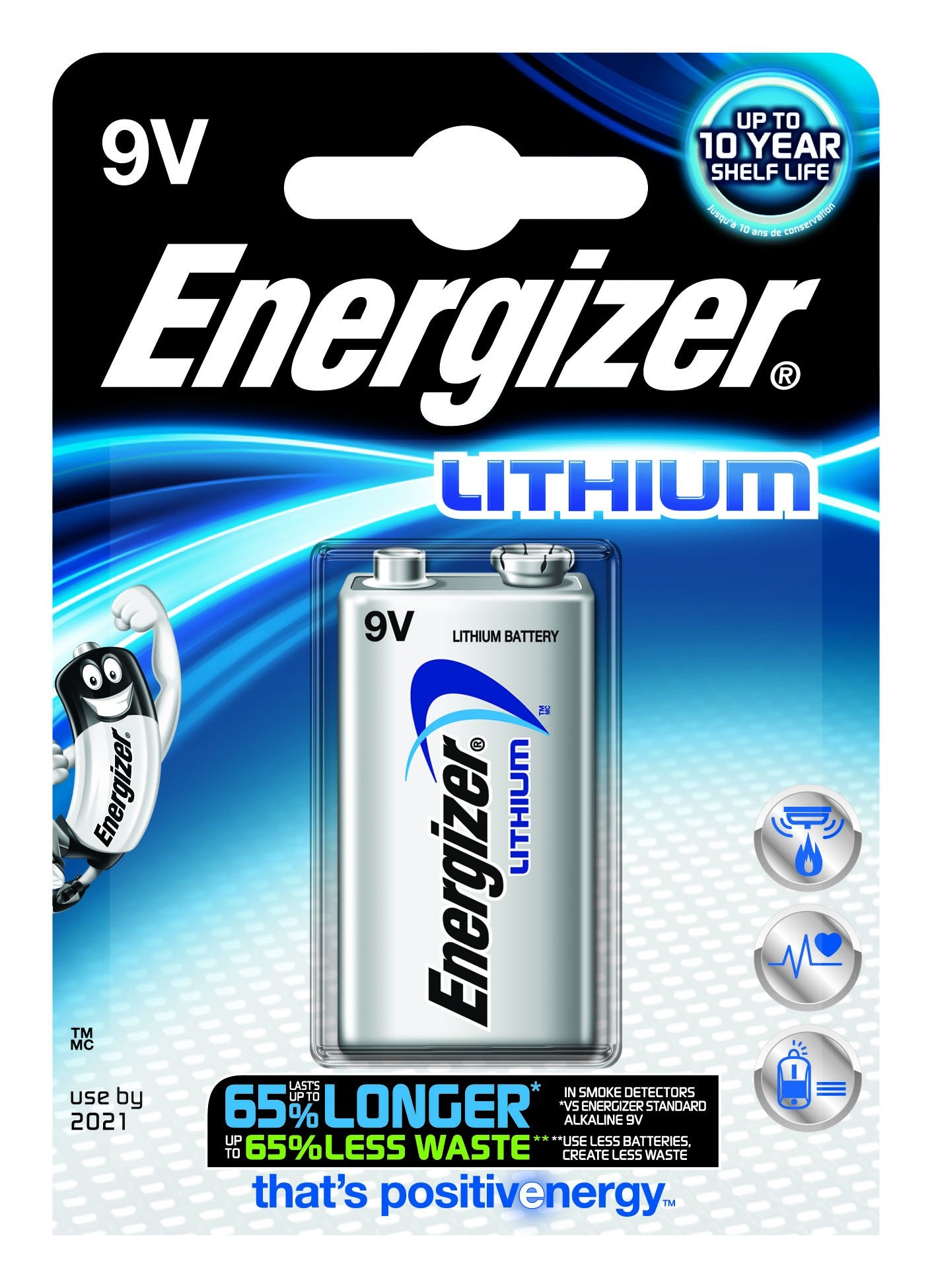 Lithium Batteri 9V Energizer shown in product view