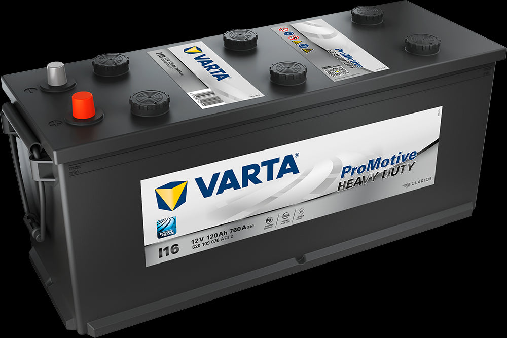 Varta Promotive Black Batteri 12V 120Ah 760Cca (510X175X210/235Mm) +Høyre I16