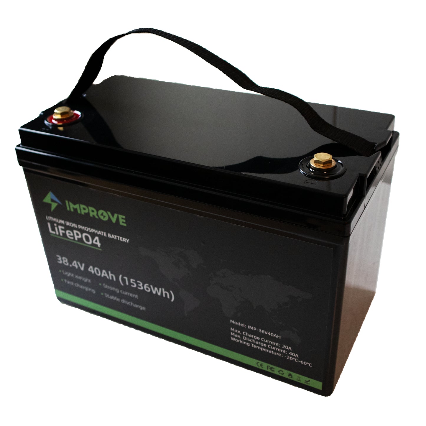 IMPROVE Lithium Batteri 36V 40Ah (LiFePO4) BMS 40A - Image 3