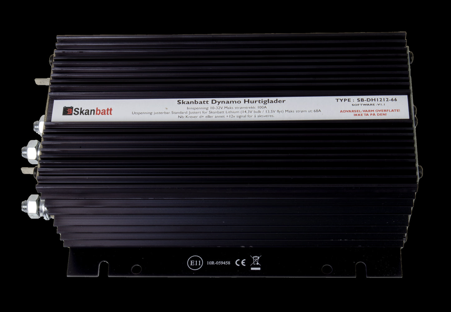 Fricampingpakke M/ Skanbatt 66A Dynamo Hurtiglader M/Blåtann Og Mont.Kit - Dcdc For Alle Bobiler