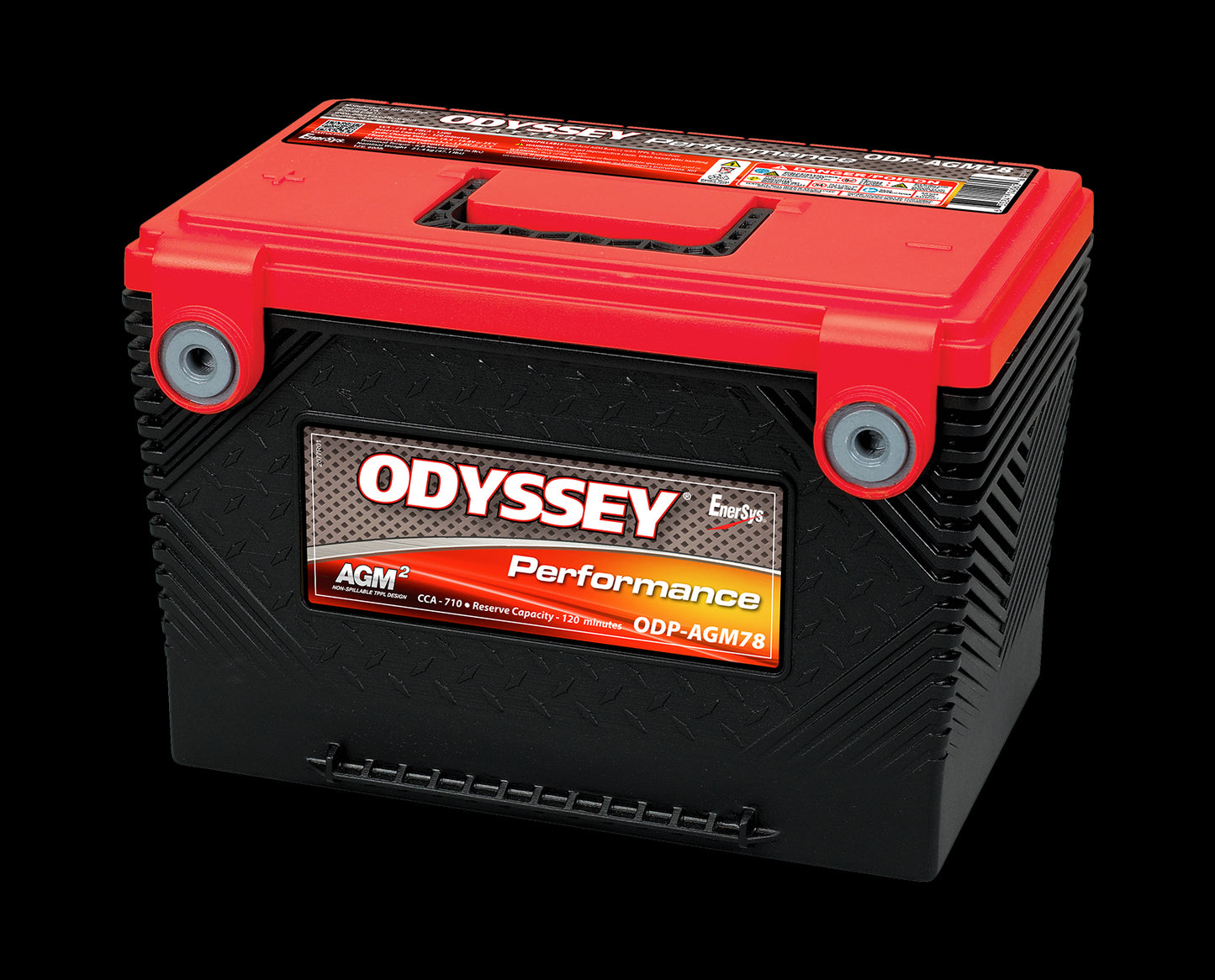 Odyssey Odp-Agm78 Agm Batteri 12V 61Ah 792Cca (275X178X187Mm) +Sidepol Venstre