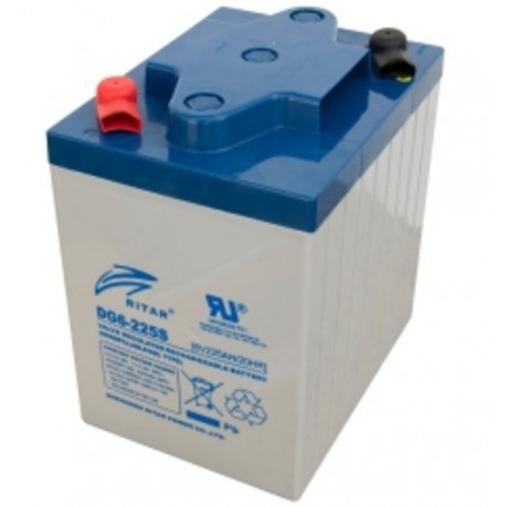 Ritar Gel Deep Cycle Batteri 6V 225Ah (243X188X275Mm) +Diagonalt