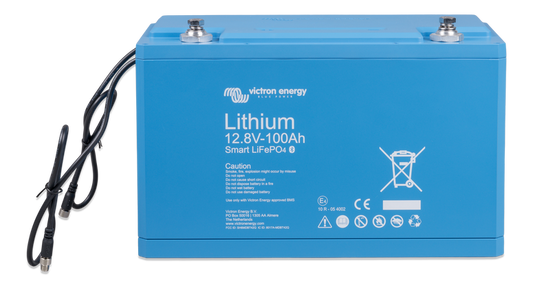 Victron Lithium Battery 12,8V/100Ah Smart shown in product view