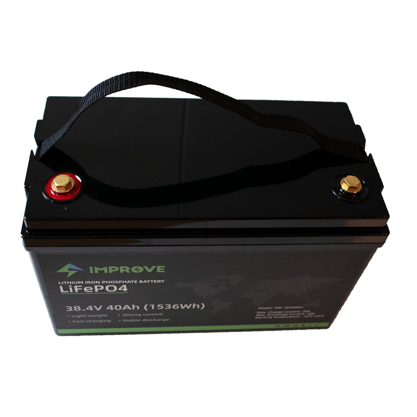 Improve Lithium Batteri 36V 40Ah (Lifepo4) Bms 40A