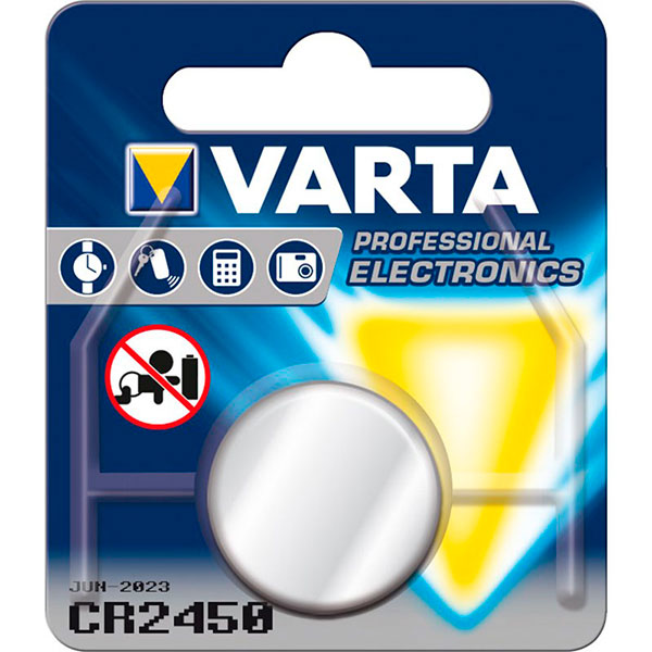 Varta Lithium Cr2450 3V 1-Pakning