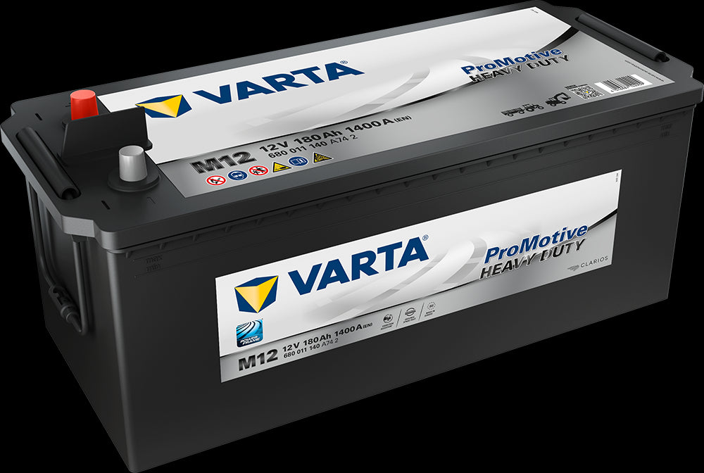 Varta Promotive Black Batteri 12V 180Ah 1400Cca (513X223X223Mm) +Venstre M12