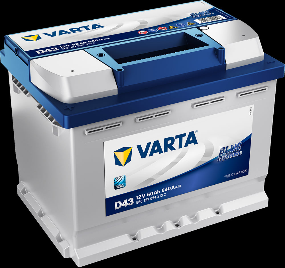 Varta Blue Dynamic Batteri 12V 60Ah 540Cca (242X175X190/190Mm) +Venstre D43
