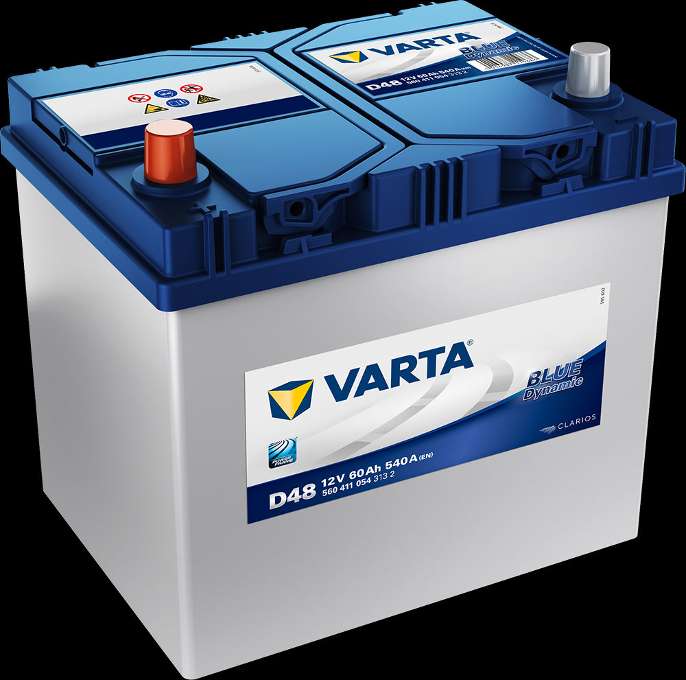 Varta Blue Dynamic Batteri 12V 60Ah 540Cca (232X173X200/225Mm) +Venstre D48