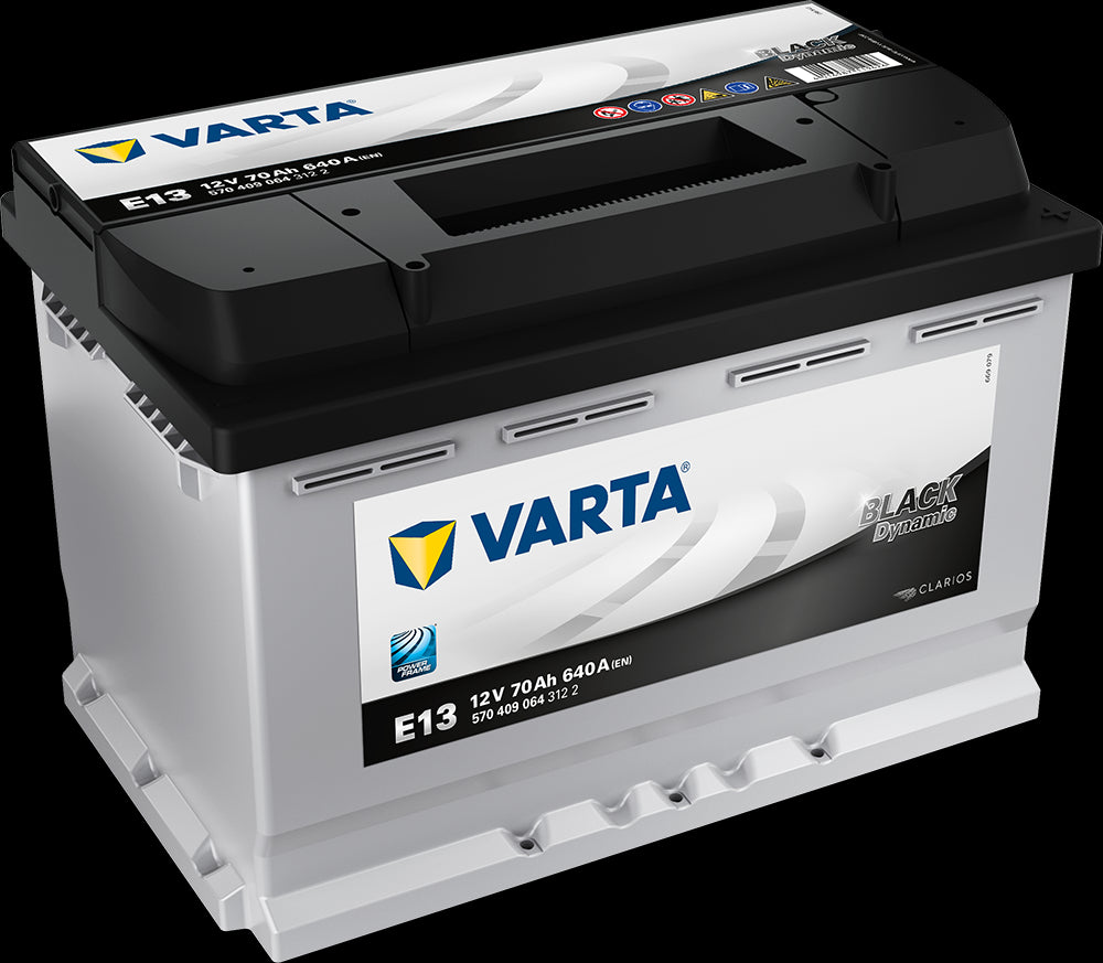 Varta Black Dynamic Batteri 12V 70Ah 640Cca (278X175X190/190Mm) +Høyre E13