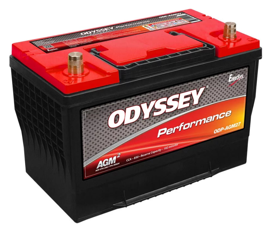 Odyssey Odp-Agm27 Agm Batteri 12V 85Ah 850Cca (316X172X225Mm) +Venstre