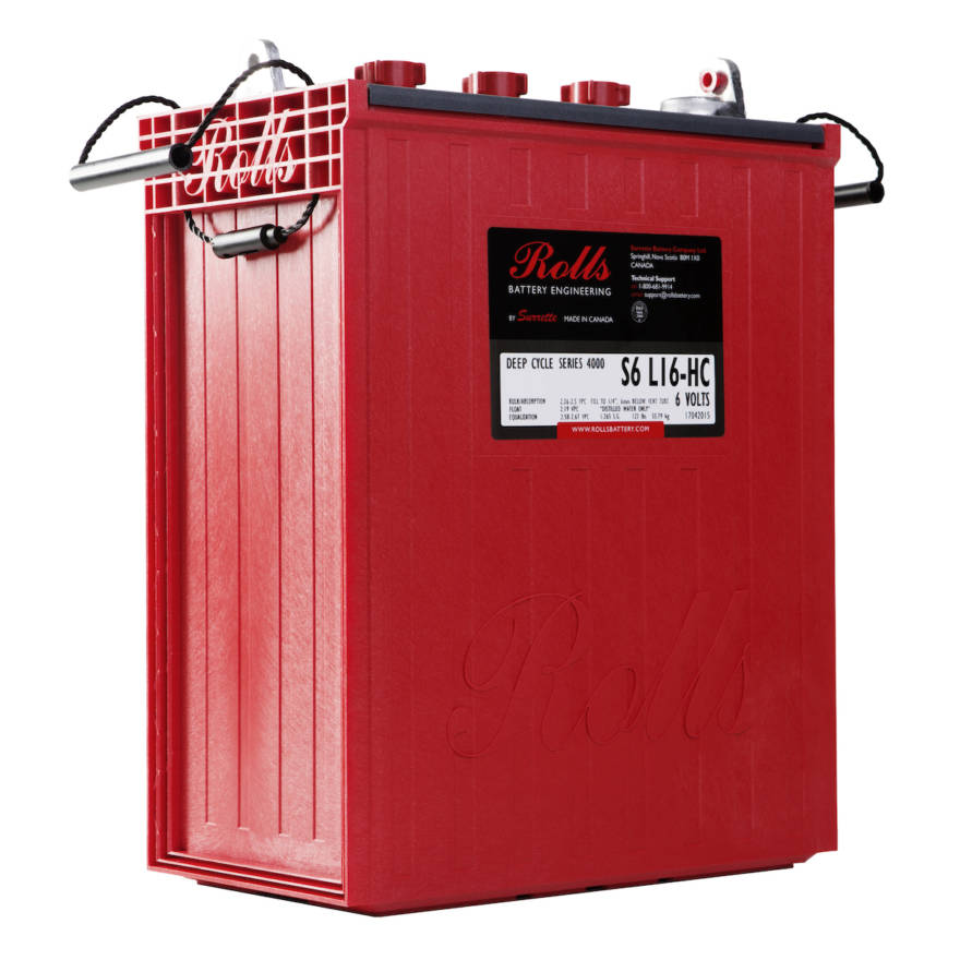 ROLLS S6L16HC (S530) Deep Cycle Batteri 6V 498Ah (C100) / 445Ah (C20) -
