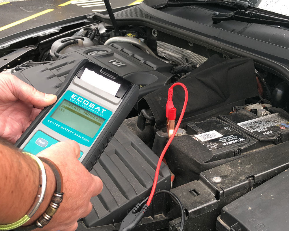 Ecobat Elektronisk Batteritester Ebt-780 M/Printer