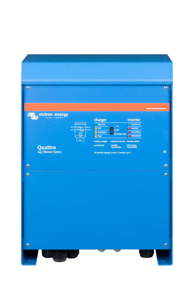 Victron Quattro 24/8000/200-100/100 Kombinert Batterilader Og Inverter
