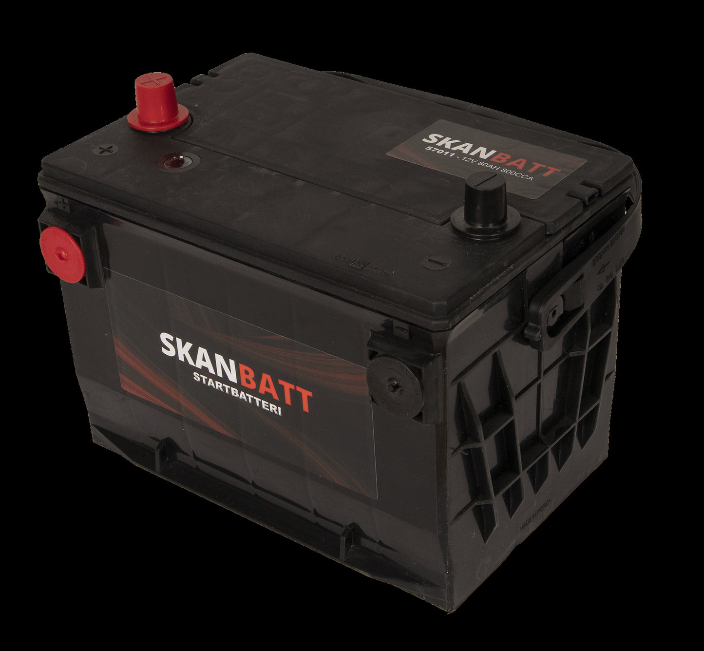 SKANBATT Startbatteri 12V 80AH 800CCA (260x179x180/207mm) +venstre - Image 6