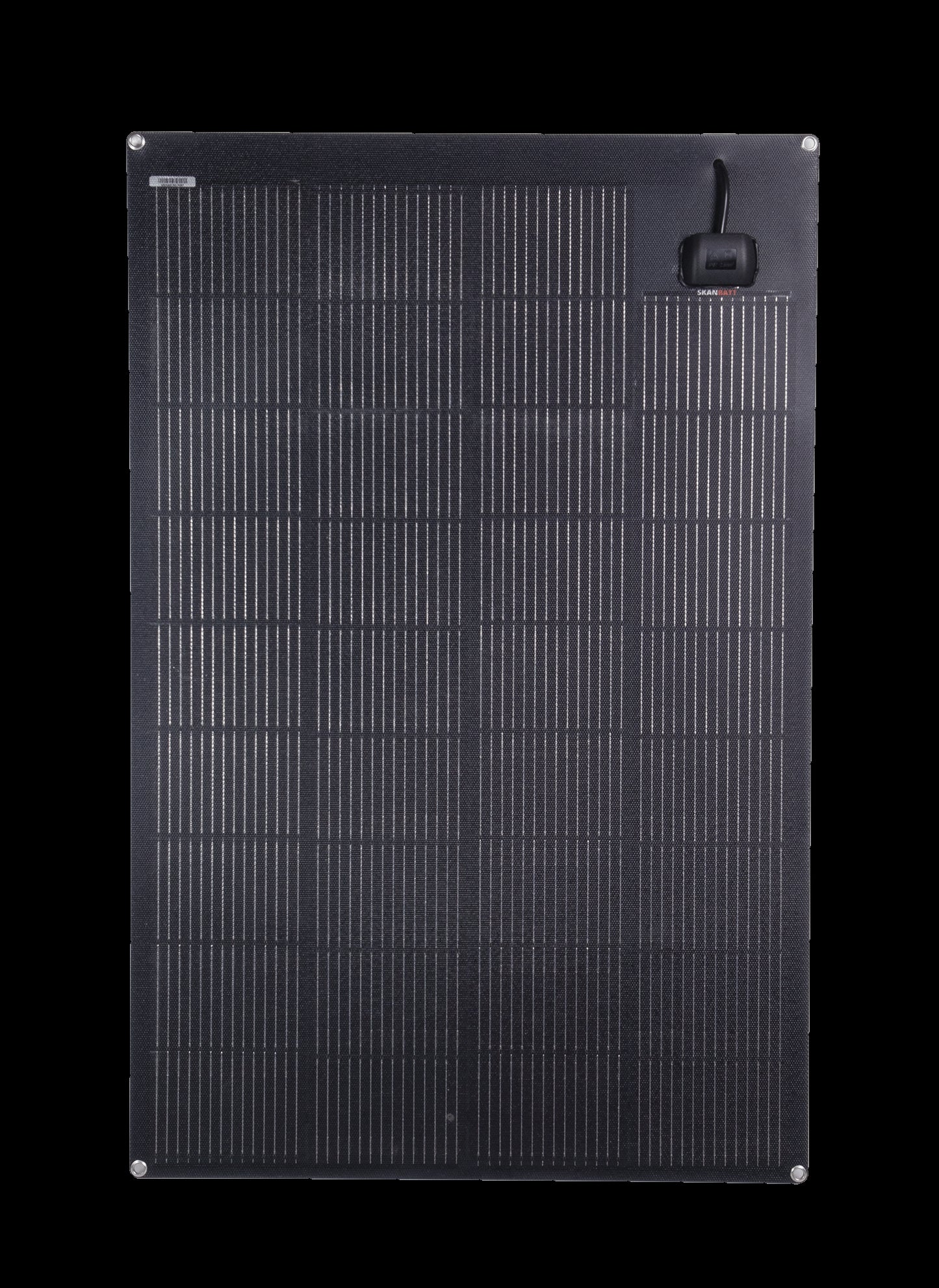 SKANBATT Fleksibelt Solcellepanel 130W - ETFE - 1040x680x3mm - Image 1