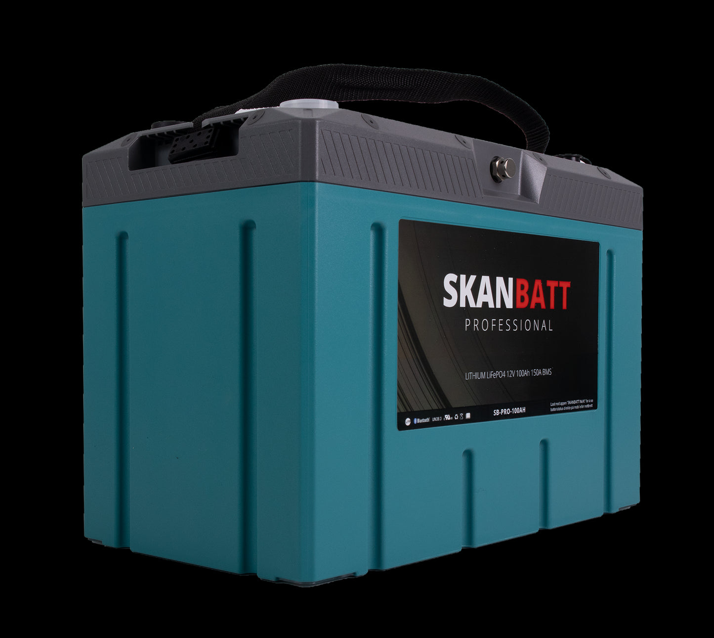 SKANBATT Lithium Professional IP67 12V 100Ah 150A BMS - HEAT - Image 4