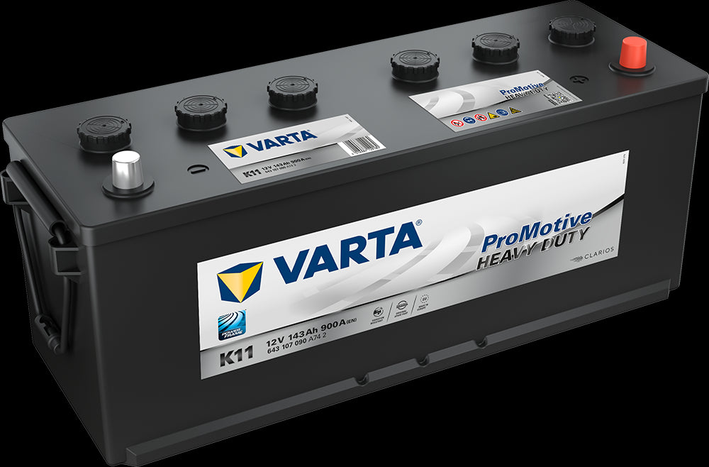 Varta Promotive Black Batteri 12V 143Ah 900Cca (508X174X190/205Mm) +Høyre K11