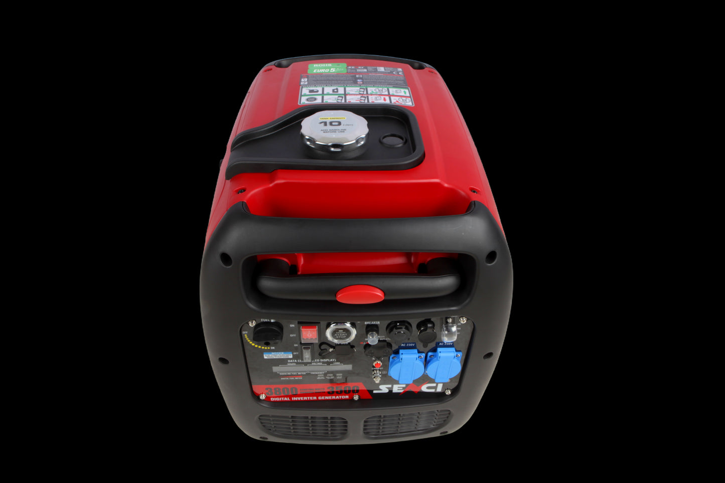 Senci Sc4000Ie-O Inverter Aggregat - Bensin - Max 3800W - Ats - Elektrisk Start