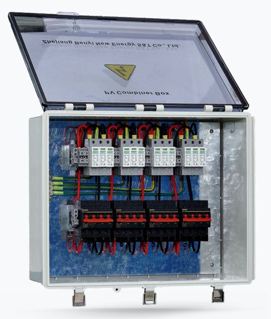 Dc Combinerboks - 4 Strenger Inn Og 4 Strenger Ut