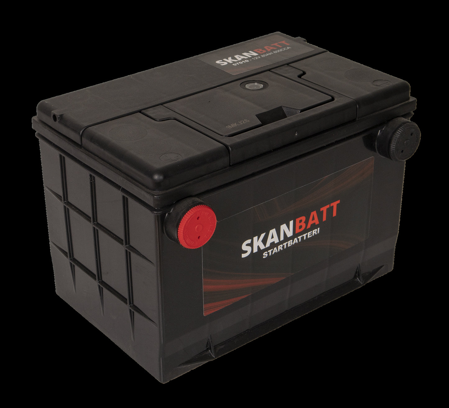 SKANBATT Startbatteri 12V 80AH 800CCA (260x179x180/180mm) +venstre - Image 1