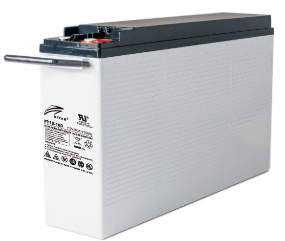 Ritar Agm Batteri 12V 180Ah - Frontterminaler