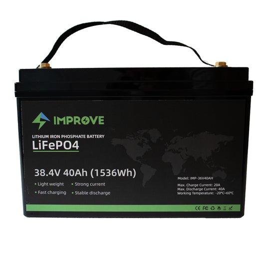 Improve Lithium Batteri 36V 40Ah (Lifepo4) Bms 40A