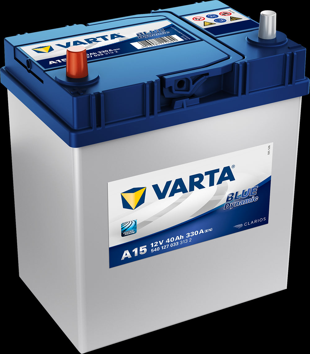 Varta Blue Dynamic Batteri 12V 40Ah 330Cca (187X127X200/227) +Venstre A15