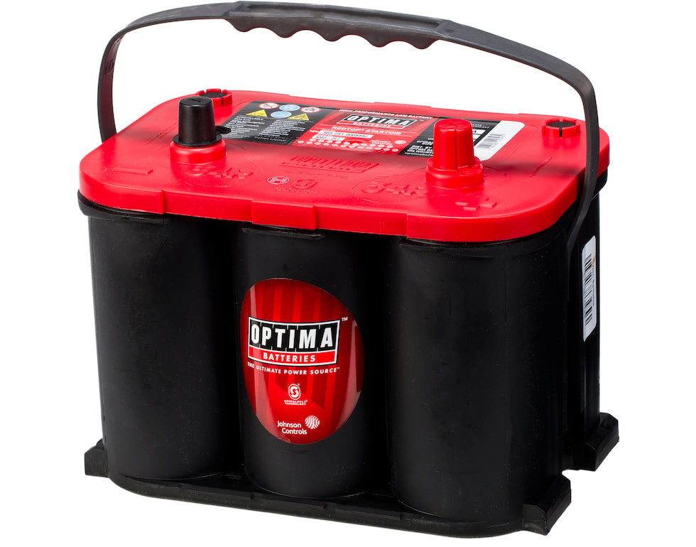 Optima Agm Red Top 12V 50Ah 815Cca (254X174X195Mm) +Høyre 8003-251