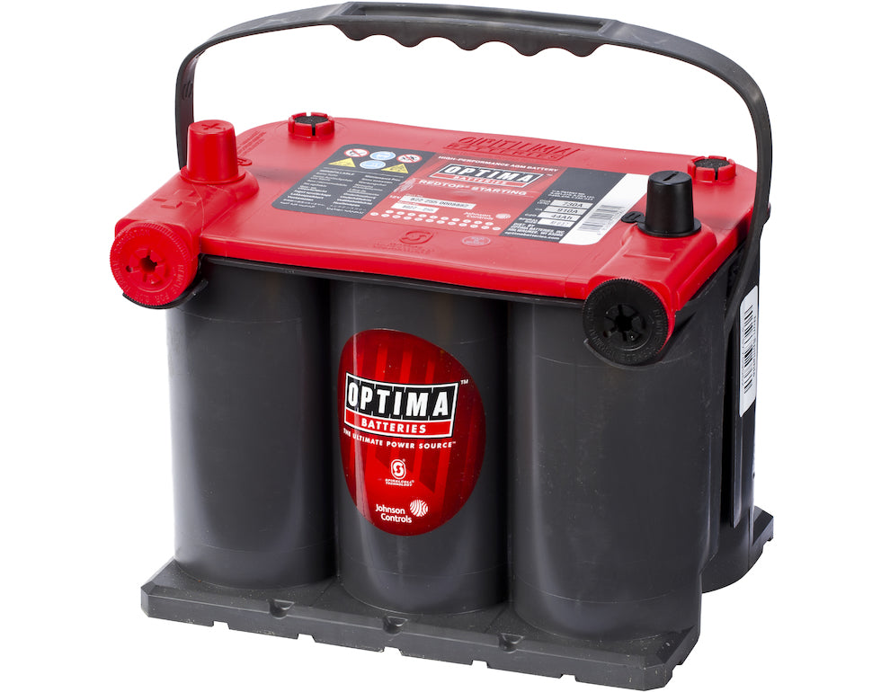 Optima Agm Red Top 12V 44Ah 730Cca (237X172X197Mm) +Venstre 8022-255