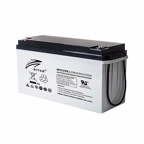 Ritar High Rate Agm Batteri 12V Hr12-380W (12V 100Ah C20)