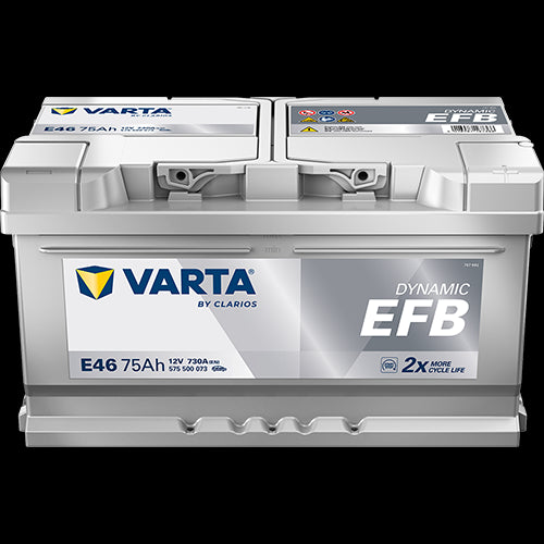 Varta Blue Dynamic Efb Batteri 12V 75Ah 730Cca (315X175X175/175Mm) +Høyre E46