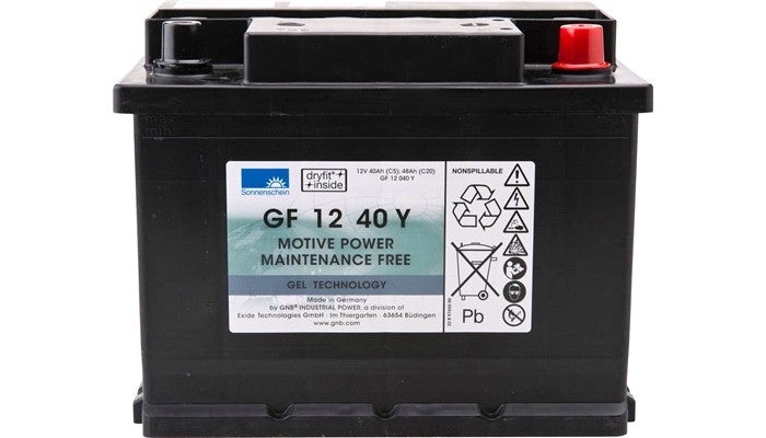 Sonnenschein Gel Batteri 12V 40Ah (242X175X190Mm) +Høyre