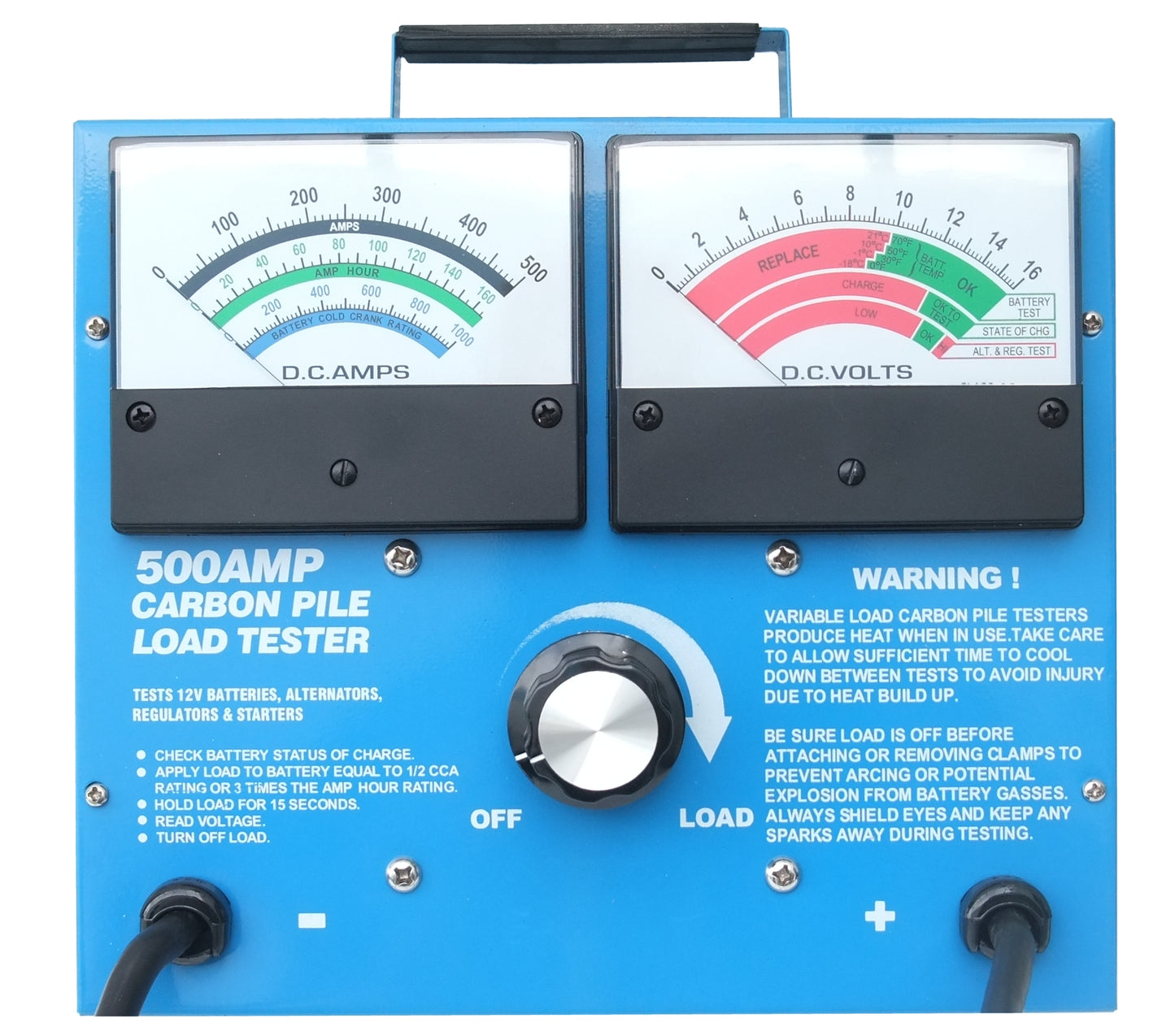 Batteritester 500A Mekanisk (500A2)