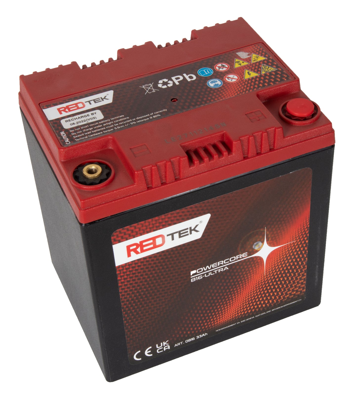 Lemania Reservebatteri P3-Tr shown in angle view