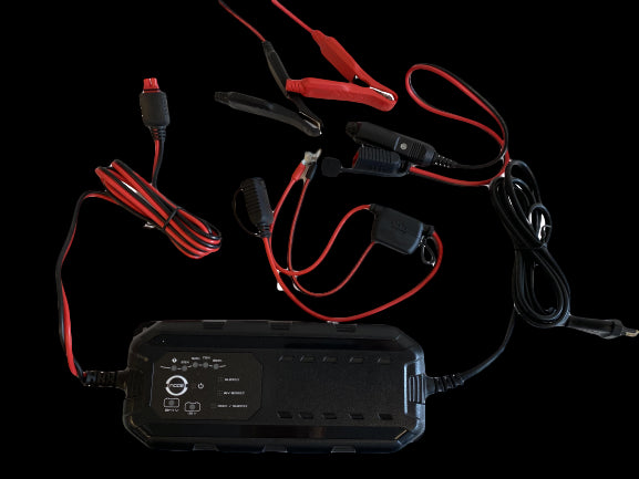 Lemania Batterilader 12/24V 7A Elektronisk