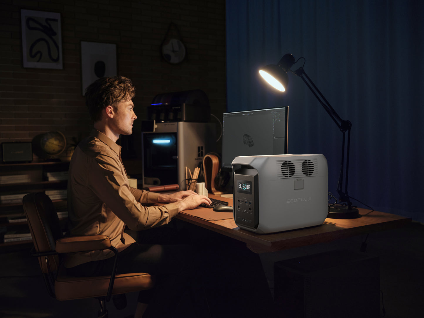 Ecoflow Delta 3 1500 Bærbar Strømforsyning - Lps - 1536Wh - 1800W